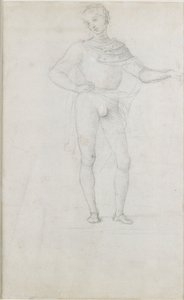 Studio per una figura in un