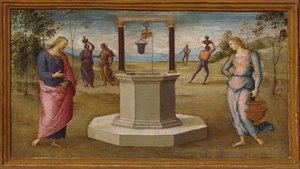 Cristo e la donna di Samaria, 1500-1505 da Perugino