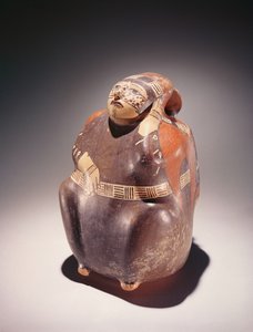 Raccoglitore di cacao in ceramica, Cultura Nazca da Peruvian School