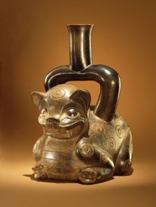 Vaso con puma, Cultura Chavin, c.90 a.C.
