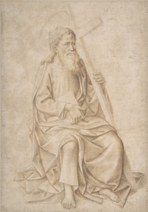 San Filippo seduto, con un libro e una croce, 1422-57 da Pesello Peselli