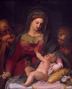 Sacra Famiglia con San Giovanni da Peter (1548 1628) Candid