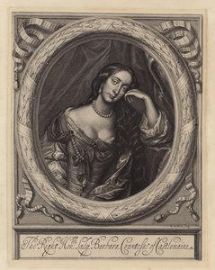 Barbara Villiers, contessa di Castlemaine, amante del re Carlo II