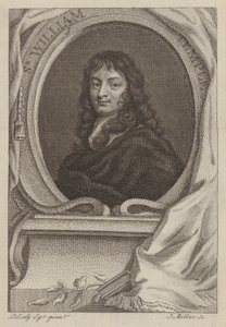Sir William Temple, diplomatico e scrittore inglese (incisione)