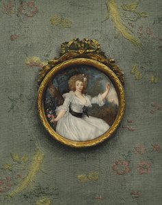 Ritratto di una donna sconosciuta da Peter Adolf Hall