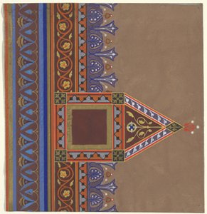 Progetto decorativo per la Biblioteca di Brooklyn, 1868-69 da Peter Bonnett Wight