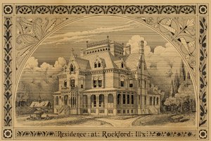 Casa N. C. Thompson, Rockford, Illinois, Prospettiva