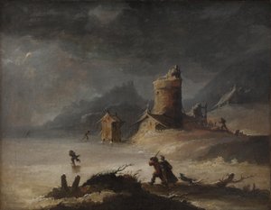 Paesaggio con pattinatori da Peter Cramer