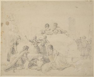 Scena finale di "La morte di Balder"