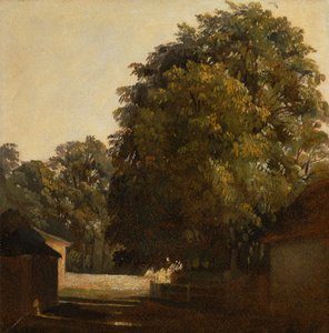 Paesaggio con castagno da Peter DeWint