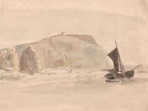 Naufragio vicino alle Needles, Isola di Wight da Peter DeWint
