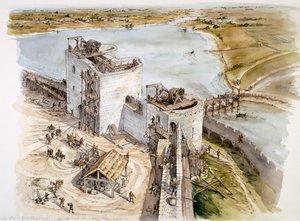 Torre di Clifford, fine XIII secolo, c1990-2010 da Peter Dunn