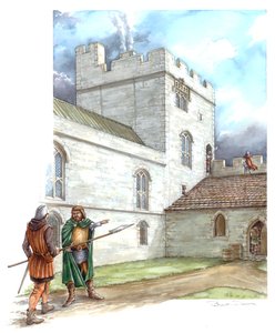 Castello di Portchester, metà XIV secolo, c. 1990-2010