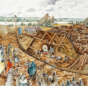 Sepoltura della nave di Sutton Hoo, VII secolo, 1990-2010