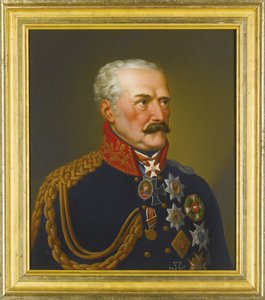 Ritratto di Gebhard Leberecht von Blücher, principe di Wahlstatt da Peter Eduard Stroehling