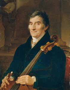 Il violoncellista Franz Wödl da Peter Fendi
