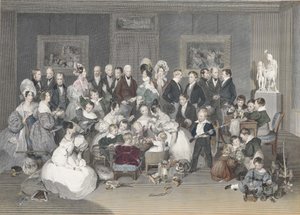 La famiglia imperiale austriaca nel 1834, 1834 da Peter Fendi