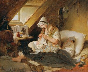 La vedova del povero ufficiale, 1836 da Peter Fendi