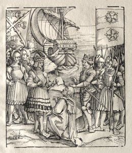 Massimiliano fa pace con Enrico VII da Peter Flötner