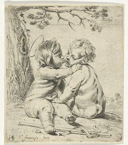 Cristo e Giovanni Battista da bambini da Peter Franchoys