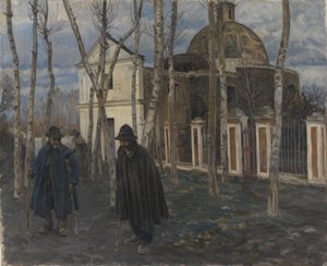 Mendicanti fuori S. Giuliano, vicino a Pompei. 1904-05