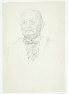 Ritratto del pittore Kristian Zahrtman. Mezzobusto