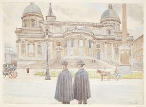 Due carabinieri fuori da Santa Maria Maggiore da Peter Hansen