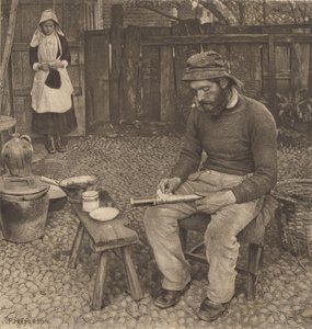 Un pescatore a casa da Peter Henry Emerson