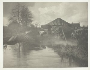 Un cantiere navale di Norfolk da Peter Henry Emerson