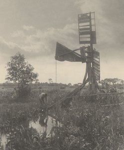 Un mulino ad acqua in rovina