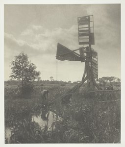 Un mulino ad acqua in rovina