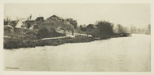 Campo di mattoni sul fiume Bure (Norfolk) da Peter Henry Emerson