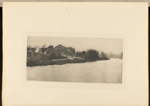 Brickfield sul fiume Bure. [Norfolk.] da Peter Henry Emerson