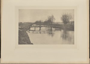 Passerella vicino a Cheshunt da Peter Henry Emerson