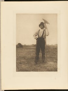 Fienaio con rastrello. [Norfolk.] da Peter Henry Emerson
