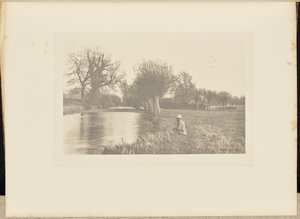Casetta del custode, pesca di Amwell Magna da Peter Henry Emerson