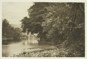 Ponte di Rowsley, sul Derwent da Peter Henry Emerson