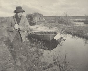 Traino della canna, 1886 (foto) da Peter Henry Emerson