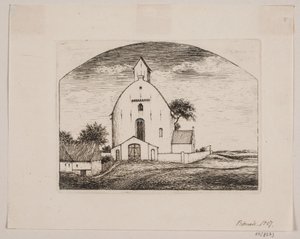 Chiesa di Bjernede da Peter Herman Rasmussen