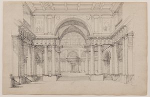 Elevazione architettonica da Peter Hubert Des Vignes