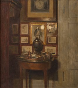Interno con un samovar. Sera da Peter Vilhelm Ilsted