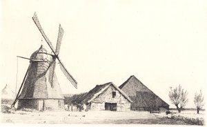 Mulino e fabbrica di mattoni da Peter Vilhelm Ilsted