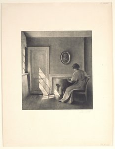 Sole su una porta