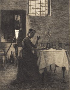 Durante il caffè del mattino da Peter Vilhelm Ilsted