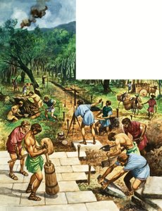 Costruzione di una strada romana da Peter Jackson