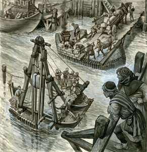Costruzione del vecchio ponte di Londra da Peter Jackson