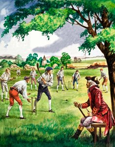 Partita di cricket precoce da Peter Jackson