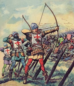 Arcieri inglesi alla Battaglia di Crecy da Peter Jackson