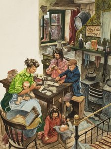 Realizzazione di scatole di fiammiferi (gouache su carta) da Peter Jackson
