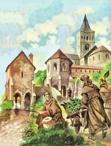Monaci che pescano da Peter Jackson